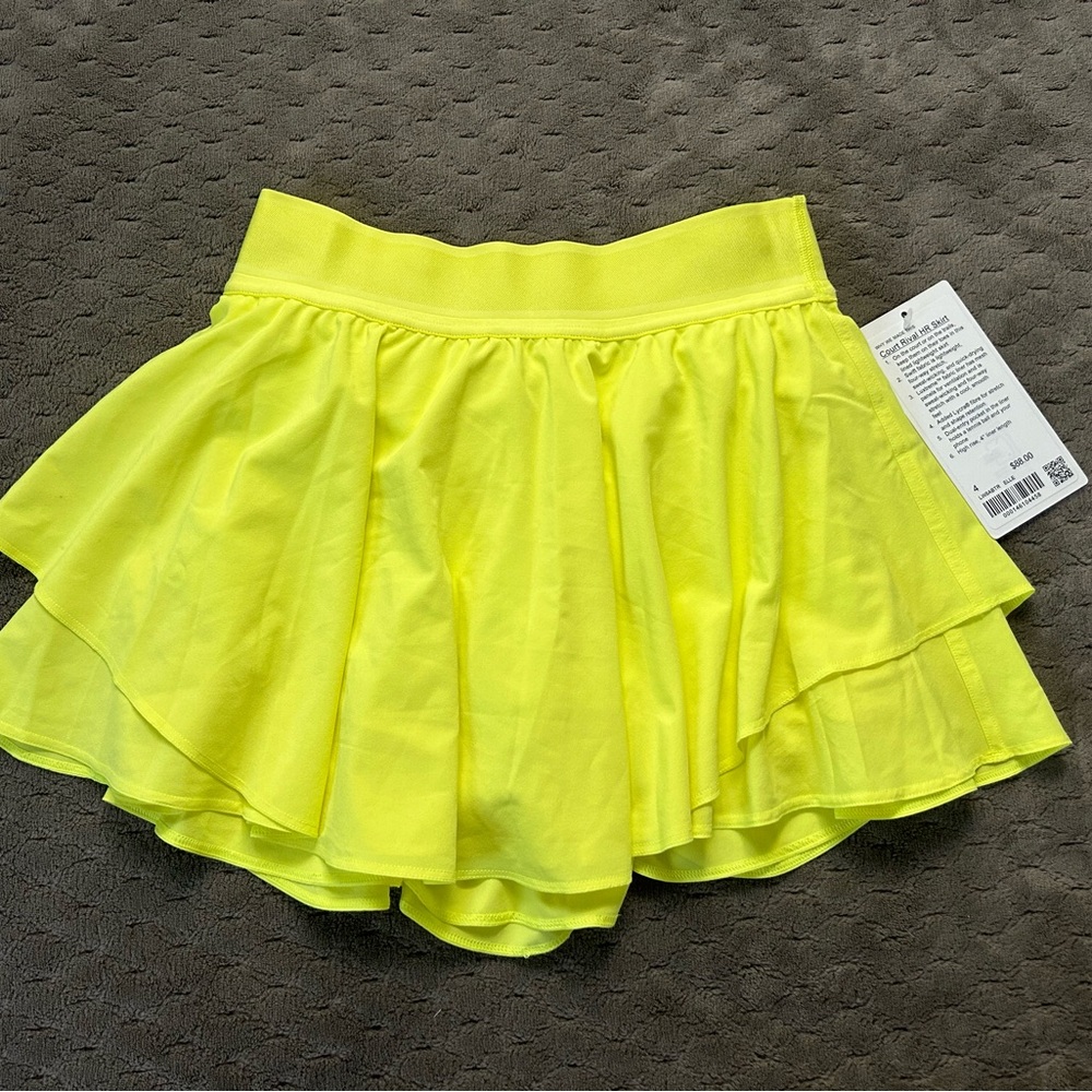 lululemon athletica Yellow Skirt